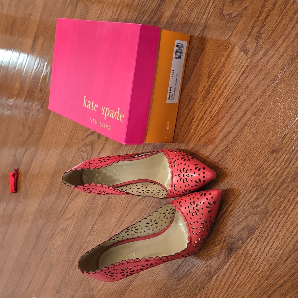 Kate Spade Lana Eyelet Heels size 8.5